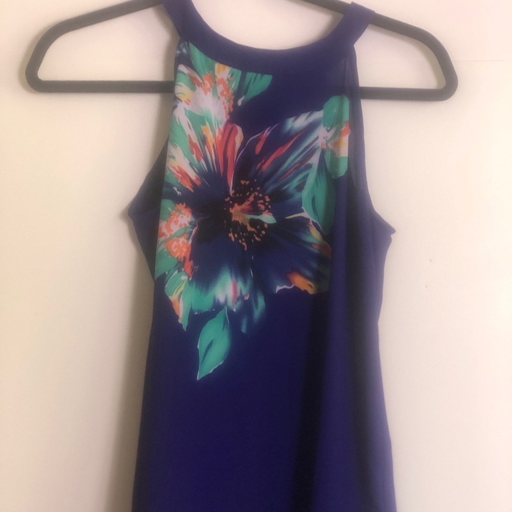 Rose & Thyme Blue floral Top